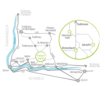Karte Verortung Hotzenwald Karte Verortung Hotzenwald